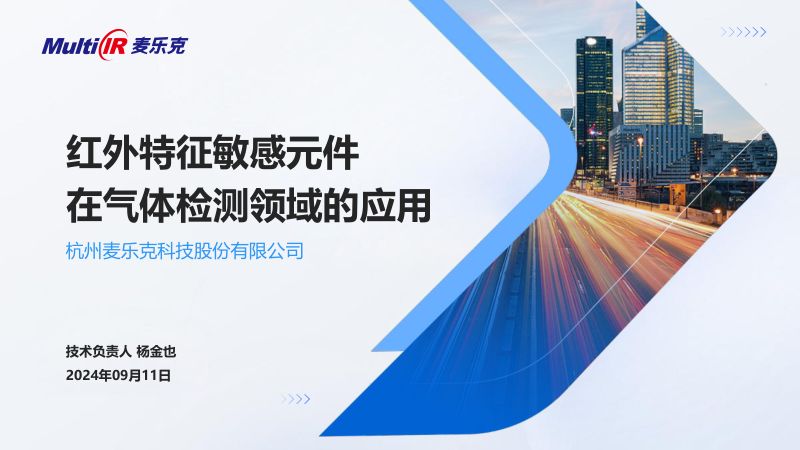 红外滤光片在气体检测领域的应用
