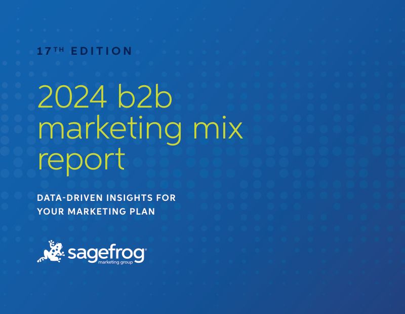 Sagefrog:2024年B2B营销组合报告(英文版)(12页)
