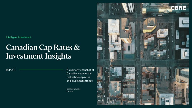 CBRE：2024年第二季度加拿大资本化率和投资洞察报告（英文版）（29页）