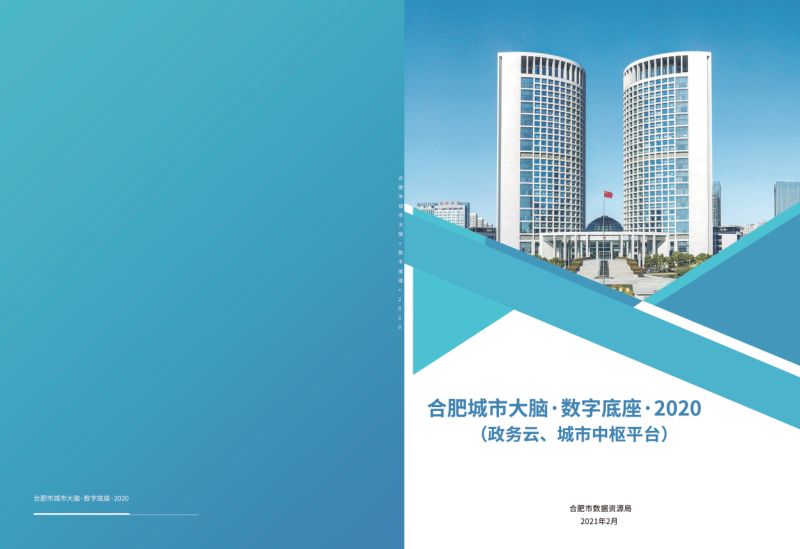 合肥数据资源局：2020合肥市城市大脑数字底座（12页）