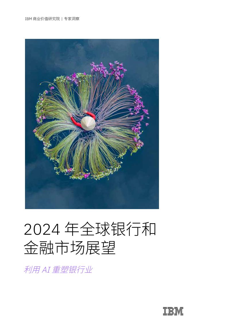 IBV:2024年全球银行和金融市场展望:利用 AI 重塑银行业(50页)