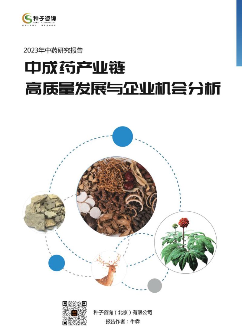 种子咨询：2023年中药研究报告（63页）