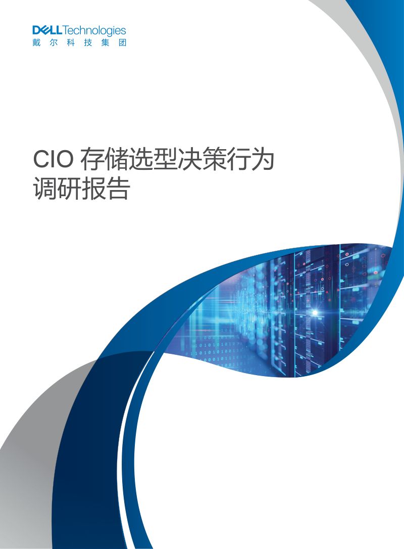 戴尔科技：CIO存储选型决策行为调研报告（23页）