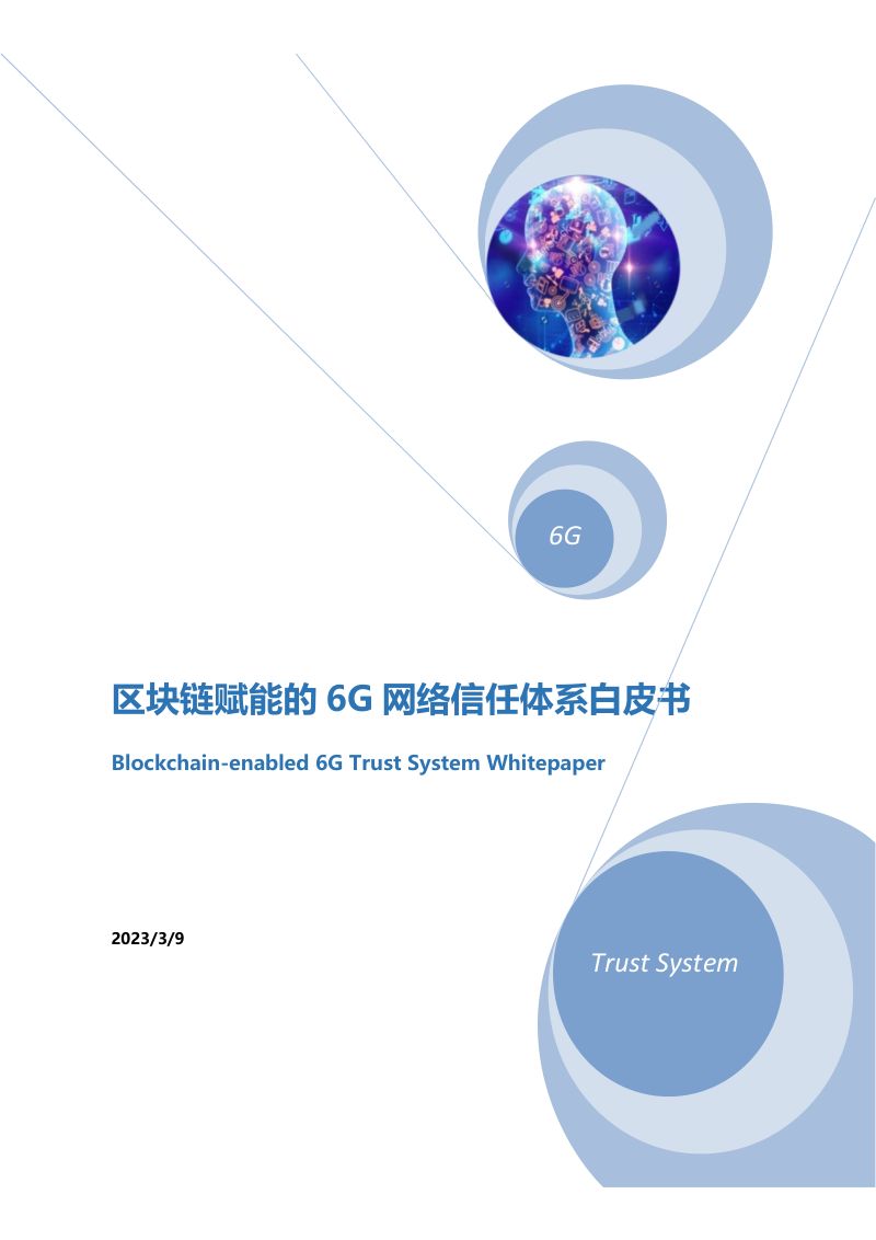 2023年区块链赋能的6G网络信任体系白皮书(25页)