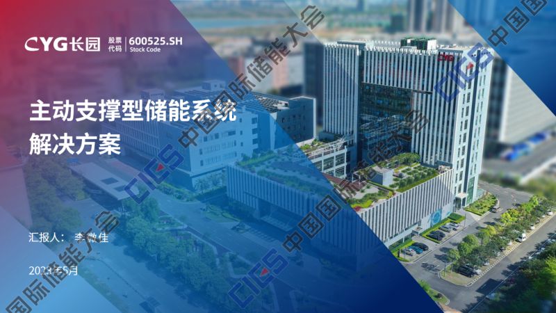 10-李微佳 长园能源《主动支撑型储能系统解决方案》