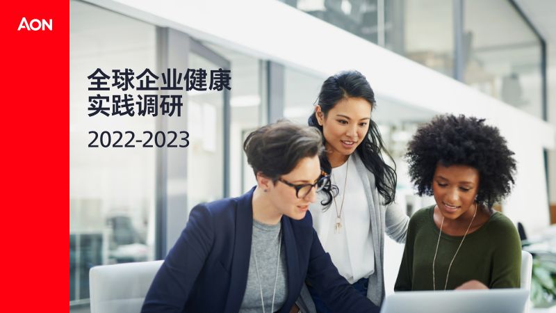 怡安:2022-2023全球企业健康实践调研报告(52页)