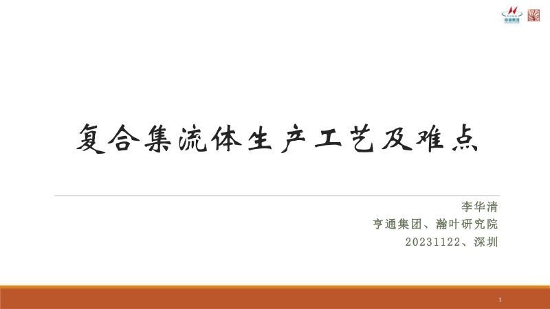 2-20231122 复合集流体生产工艺及其技术难点 李华清