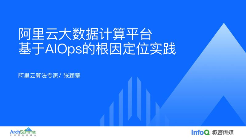 阿里云大数据计算平台基于 AIOps 的根因定位实践-张颖莹