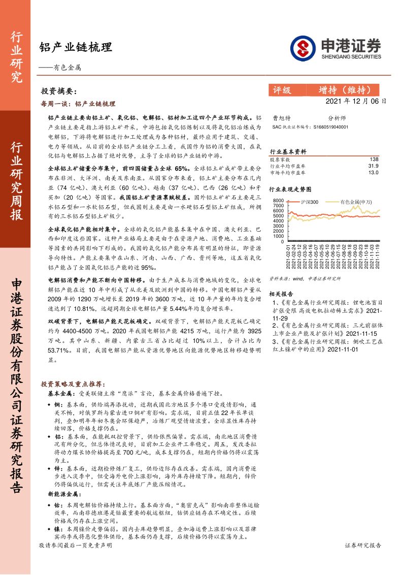 有色金属行业:铝产业链梳理-20211206(14页)