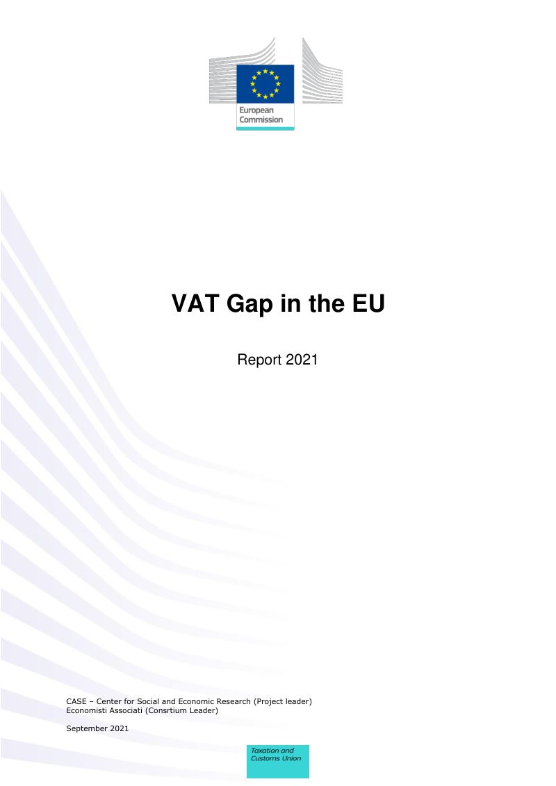 波兰经济社会研究中心：欧盟的增值税差距报告2021（英文版）（107页）