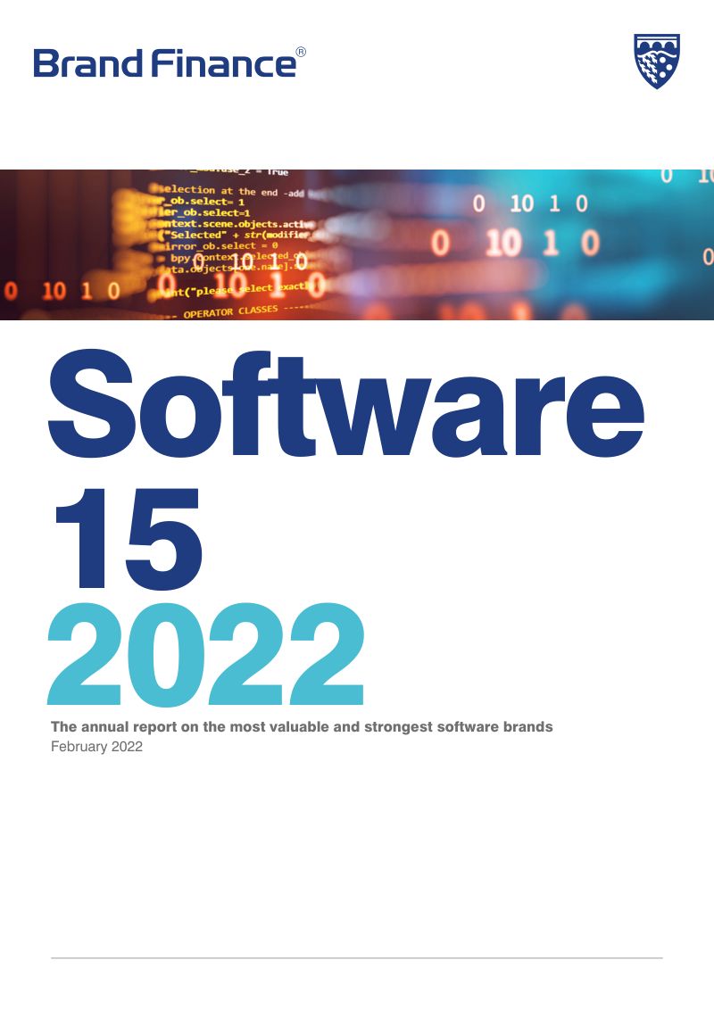 Brand Finance:2022年全球软件品牌价值15强年度报告(英文版)(28页)