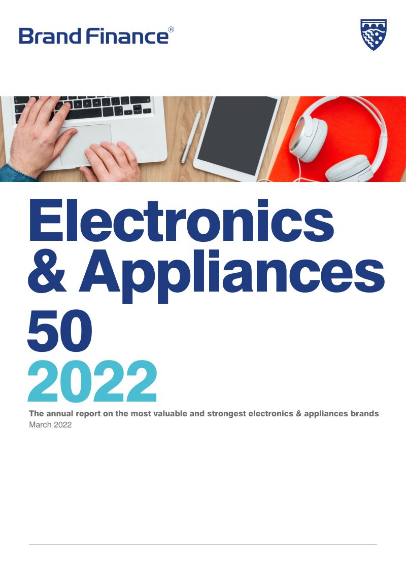 品牌金融：2022年最具价值和最强大的电子和电器品牌50强报告（英文版）（29页）