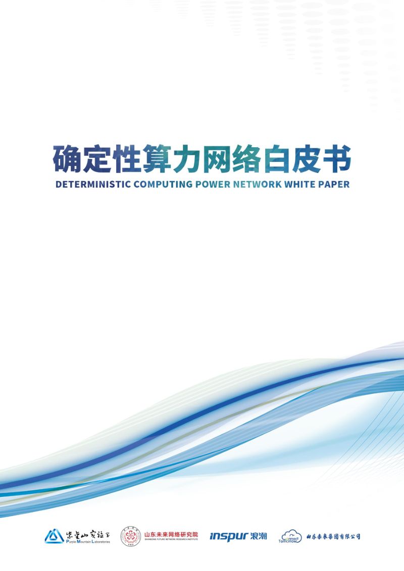紫金山实验室:2022确定性算力网络白皮书(49页)