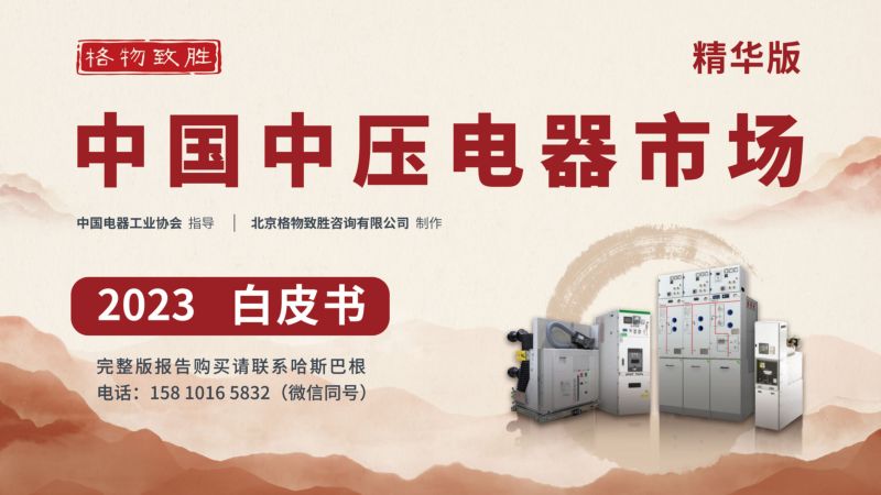 格物致胜:2023中国中压电器白皮书(精华版)(26页)