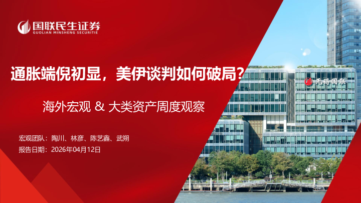 海外宏观、大类资产周度观察：通胀端倪初显，美伊谈判如何破局？