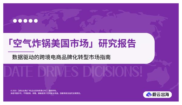 2025亚马逊【空气炸锅】行业分析报告