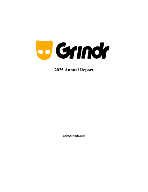 Grindr Inc 2025年度报告