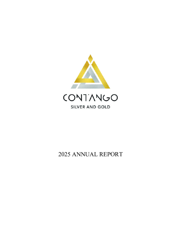 Contango Silver & Gold Inc 2025年度报告