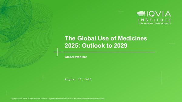 2025年全球药品使用情况：展望至2029年