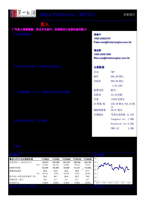第一上海证券更新报告
