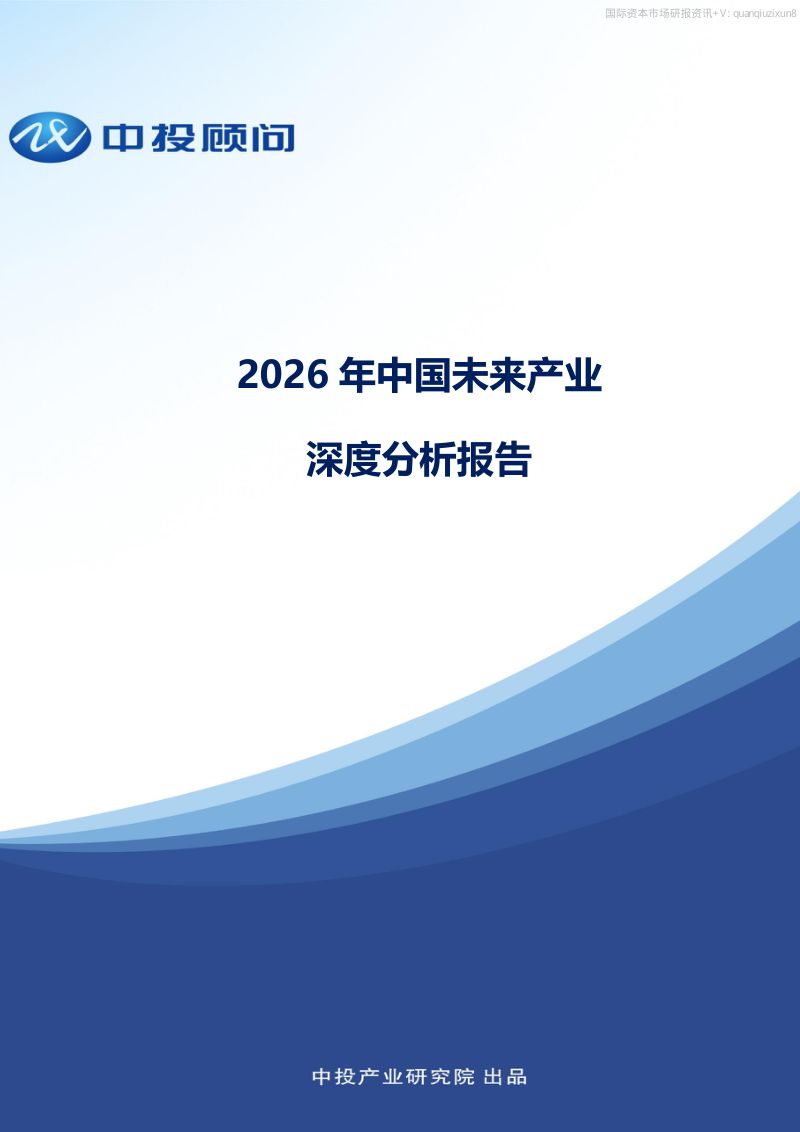 2026年中国未来产业:深度分析报告