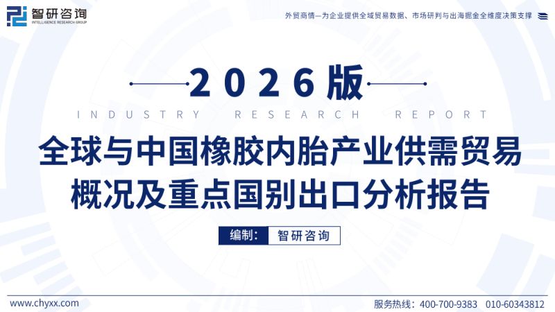 全球与中国橡胶内胎产业供需贸易概况及重点国别出口分析报告(2026版)