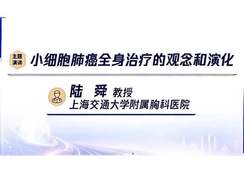 主题演讲：小细胞肺癌全身治疗的观念和演化
