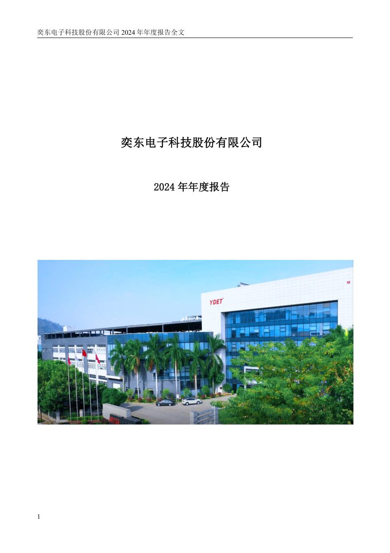 奕东电子:2024年年度报告(更正后)