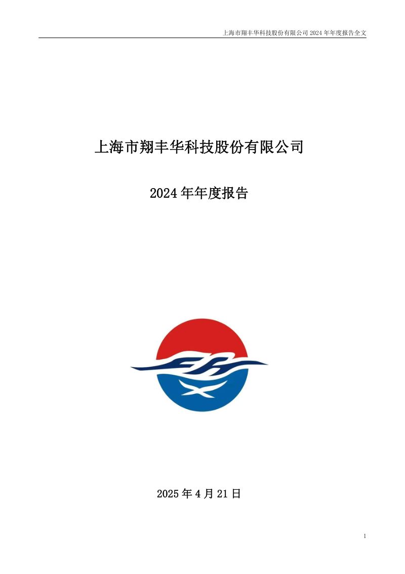 翔丰华：2024年年度报告（更正后）