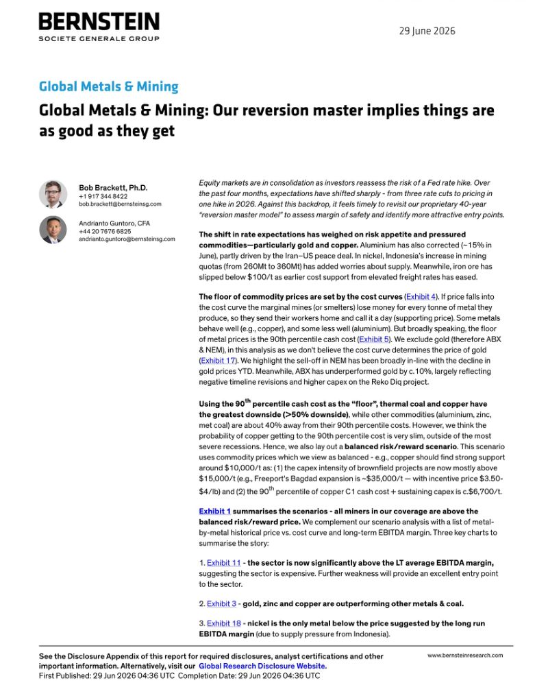 全球金属与矿业:回归 master 模式下的增长潜力解析
