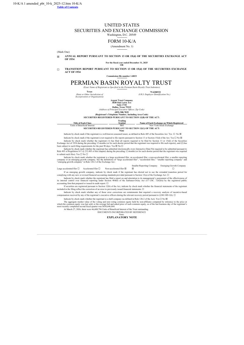 帕米亚盆地皇室信托 2025年度报告