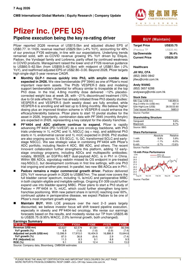 Pipeline execution being the key re-rating driver