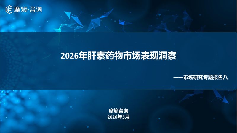 2026年肝素药物市场表现洞察