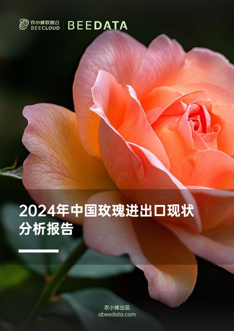 农小蜂-2024年中国玫瑰进出口现状分析报告