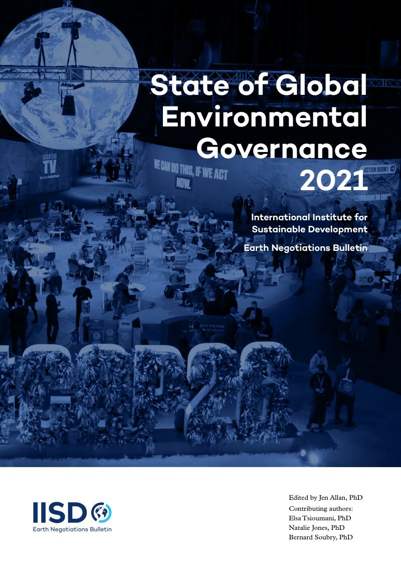 国际可持续发展研究所全球环境治理状况2021英文版24页