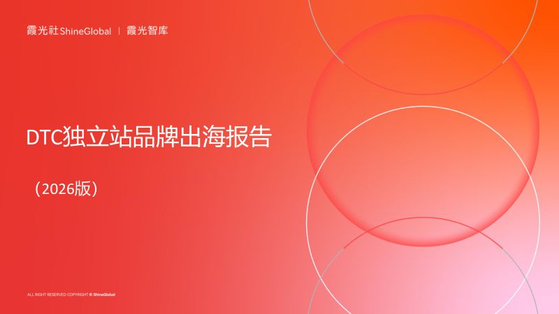 霞光智库：2026DTC独立站品牌出海报告（26页）
