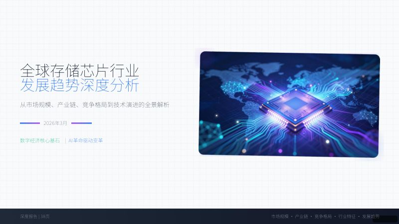 【起点财经】:全球存储芯片行业发展趋势深度分析