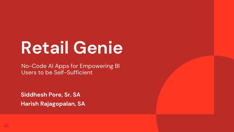 RetailGenie无代码AI应用助力BI用户实现自给自足