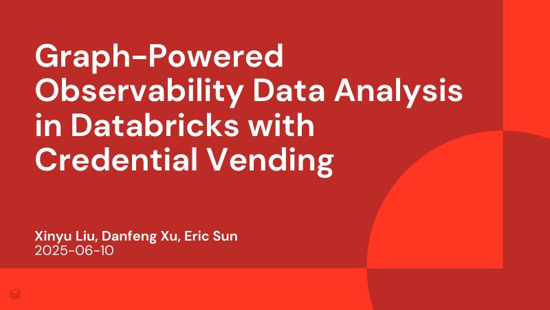 Databricks中基于图形的可观察性数据分析与凭证售卖