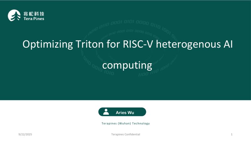 14.针对RISC-V异构计算平台的Triton编译优化