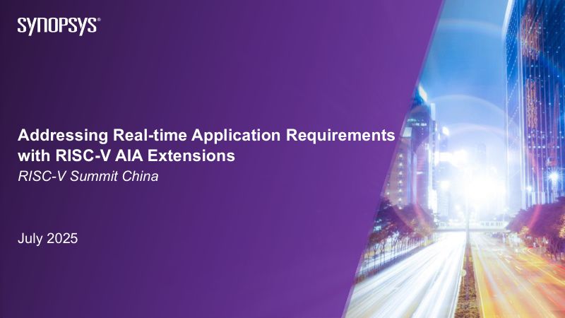 5.Addressingreal-timeapplicationrequirementswithextensionstotheRISC-VAdvanc