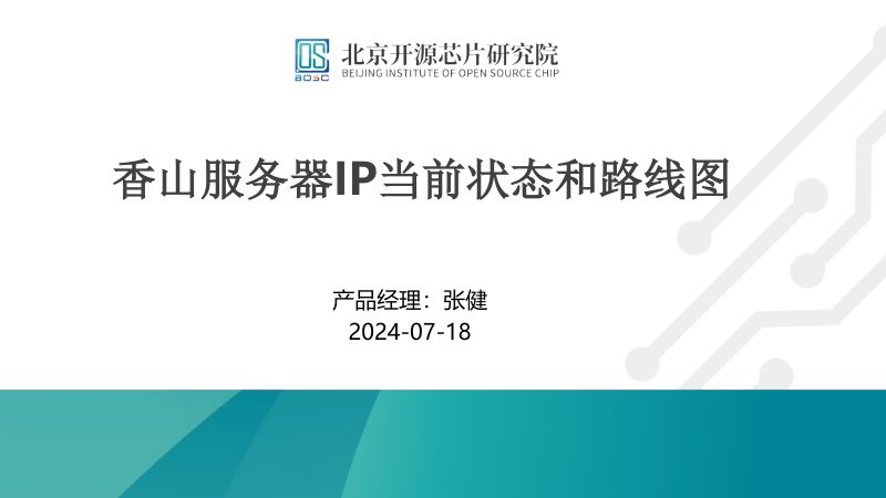 1.从CPU到计算子系统香山开源IP进展