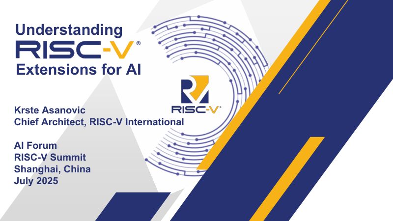 1.RISC-VAI指令扩展从向量到矩阵的架构选择与挑战