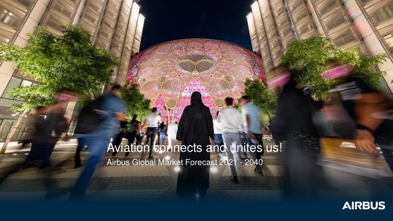 空中客车公司Airbus2021-2040全球航空业市场预测报告英文版23页