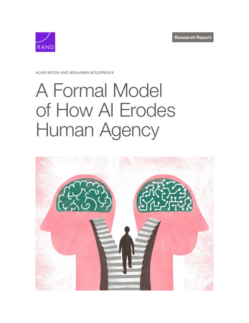 兰德公司:2026人工智能(AI)如何侵蚀人类能动性:形式模型研究报告(英文版)(39页)