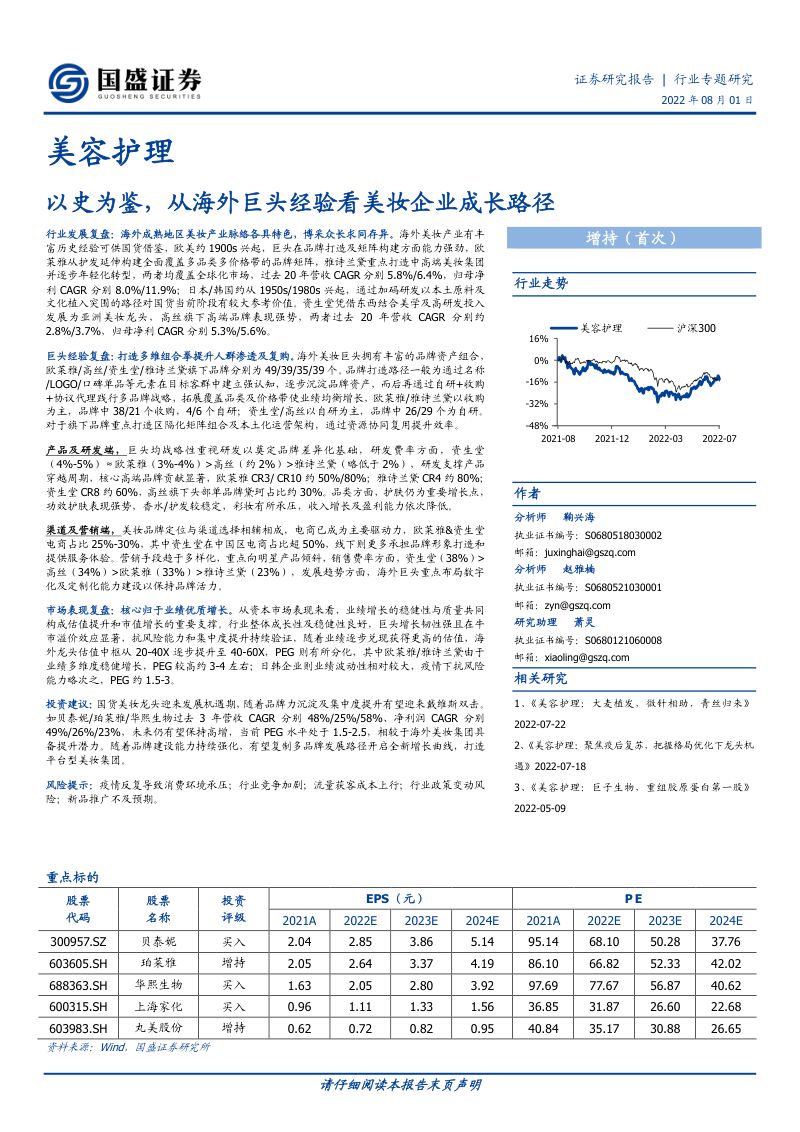 88-【国盛证券】以史为鉴，从海外巨头经验看美妆企业成长路径