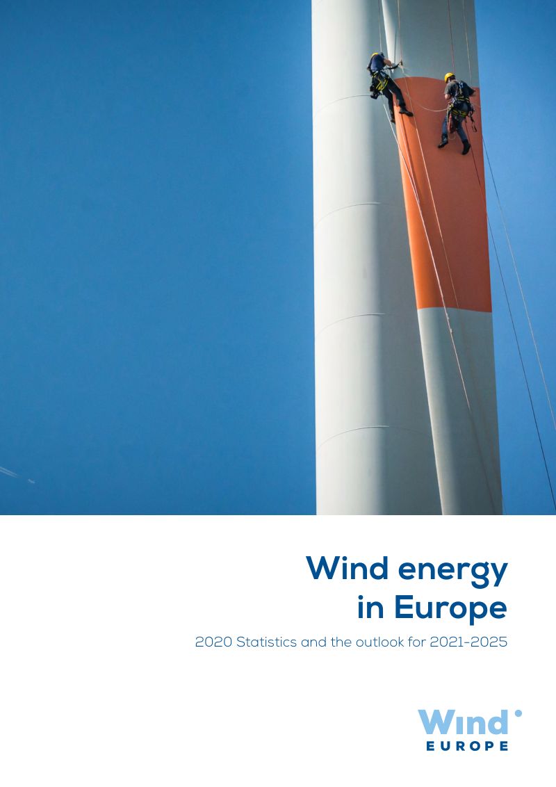 【Wind Europe】2020年欧洲风能统计及2021-2025年展望