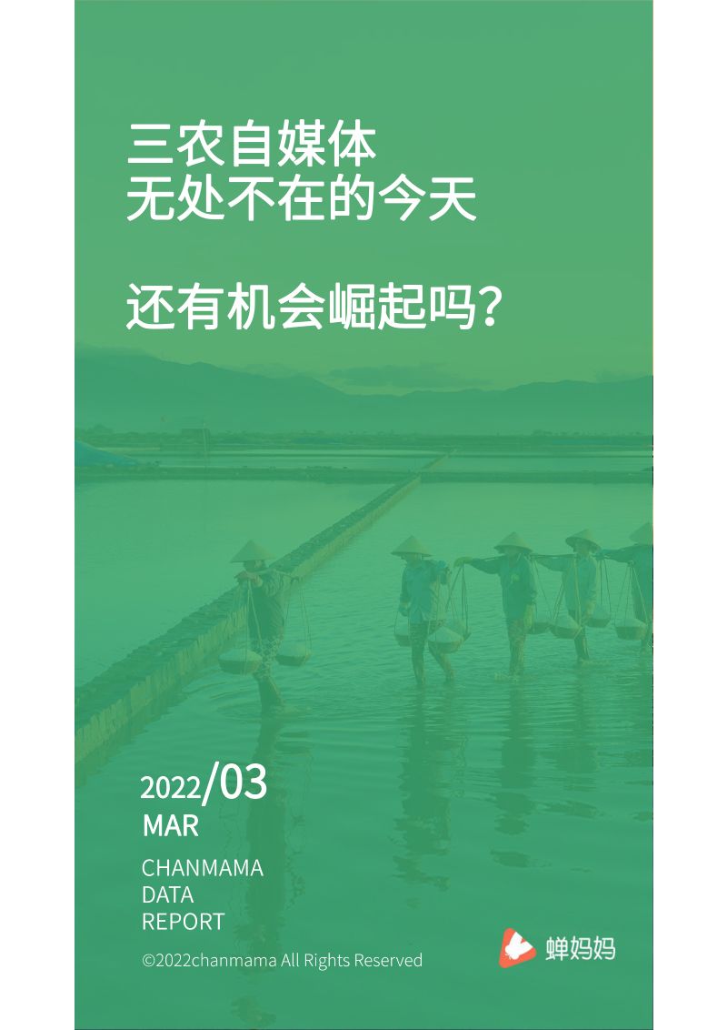 42-【蝉妈妈数据】电商行业：三农自媒体，无处不在的今天，还有机会崛起吗？