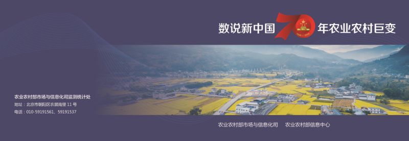 10-【农业农村部信息中心】数说新中国70年农业农村巨变