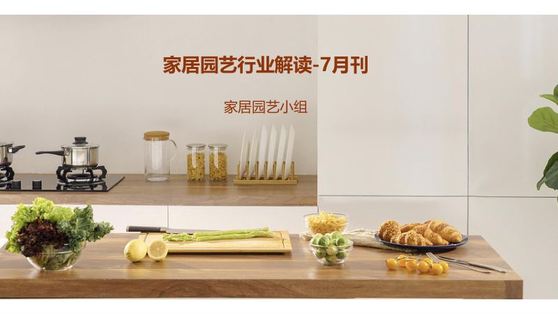 【阿里巴巴】家居园艺核心品类趋势解读(2022年8月)